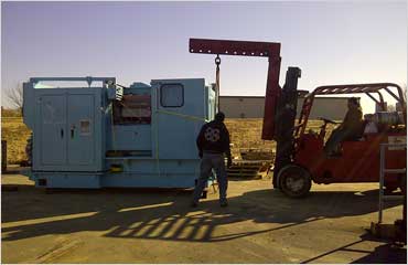 machinery in plant relocation