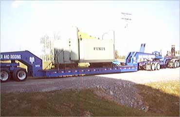 machinery moving and hauling