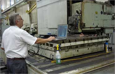 precision leveling and alignment of industrial machines