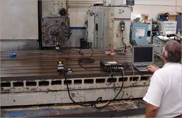 precision leveling and alignment of industrial machines