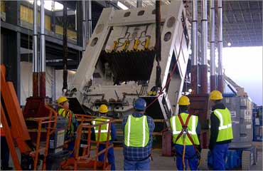 punch press installation